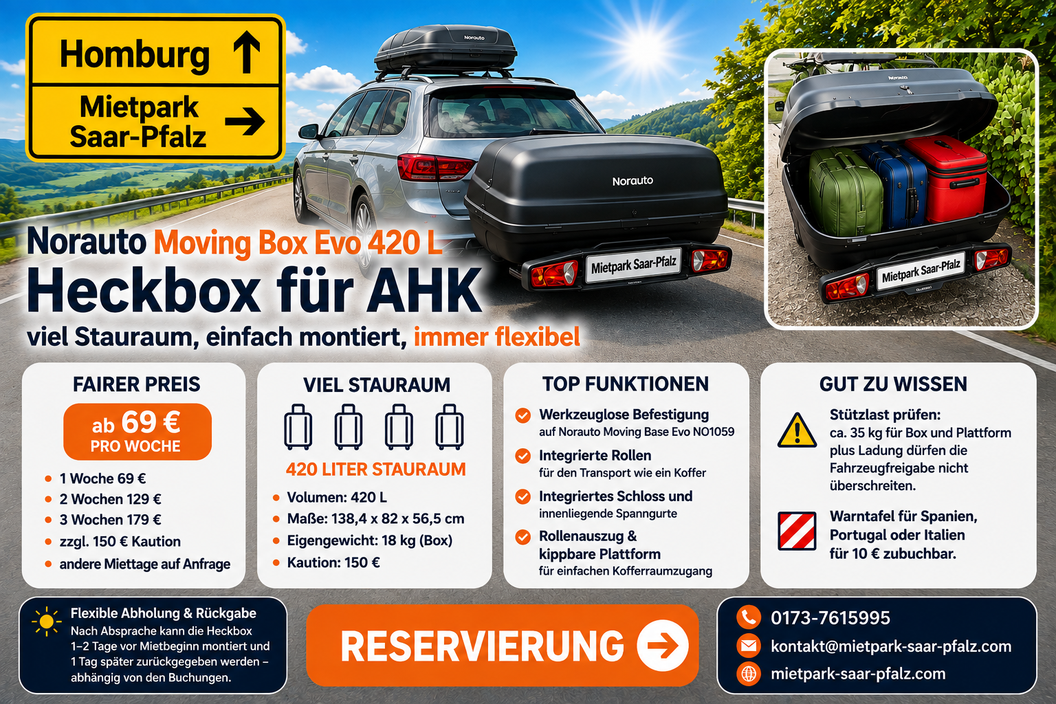 Norauto Moving Box Evo 420 L - Vorschaubild 1 von 9